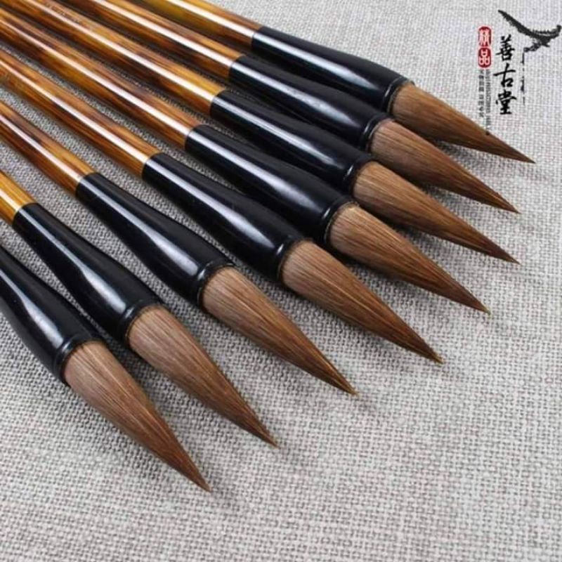 Bút lang hào lông sói, viết Thư pháp, thư họa